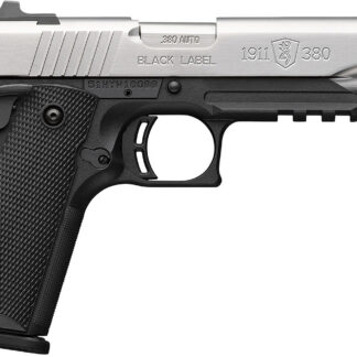 Browning 1911-380 380ACP SS 4.25" RAIL#
