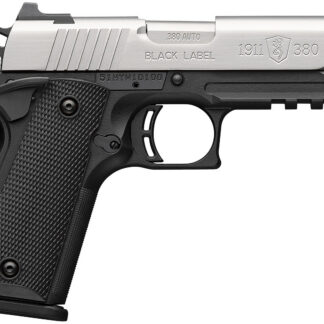 Browning 1911-380 380ACP SS 3.6" RAIL#