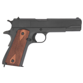 Tisas 1911 ARMY BLK/WD 45ACP WWII