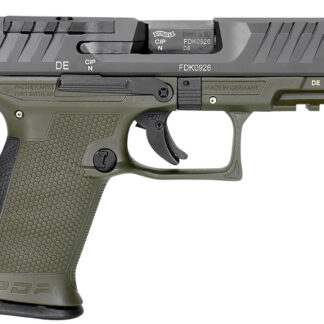 Walther Arms PDP 9MM CPT 4" BLK/GRN OR 15+1